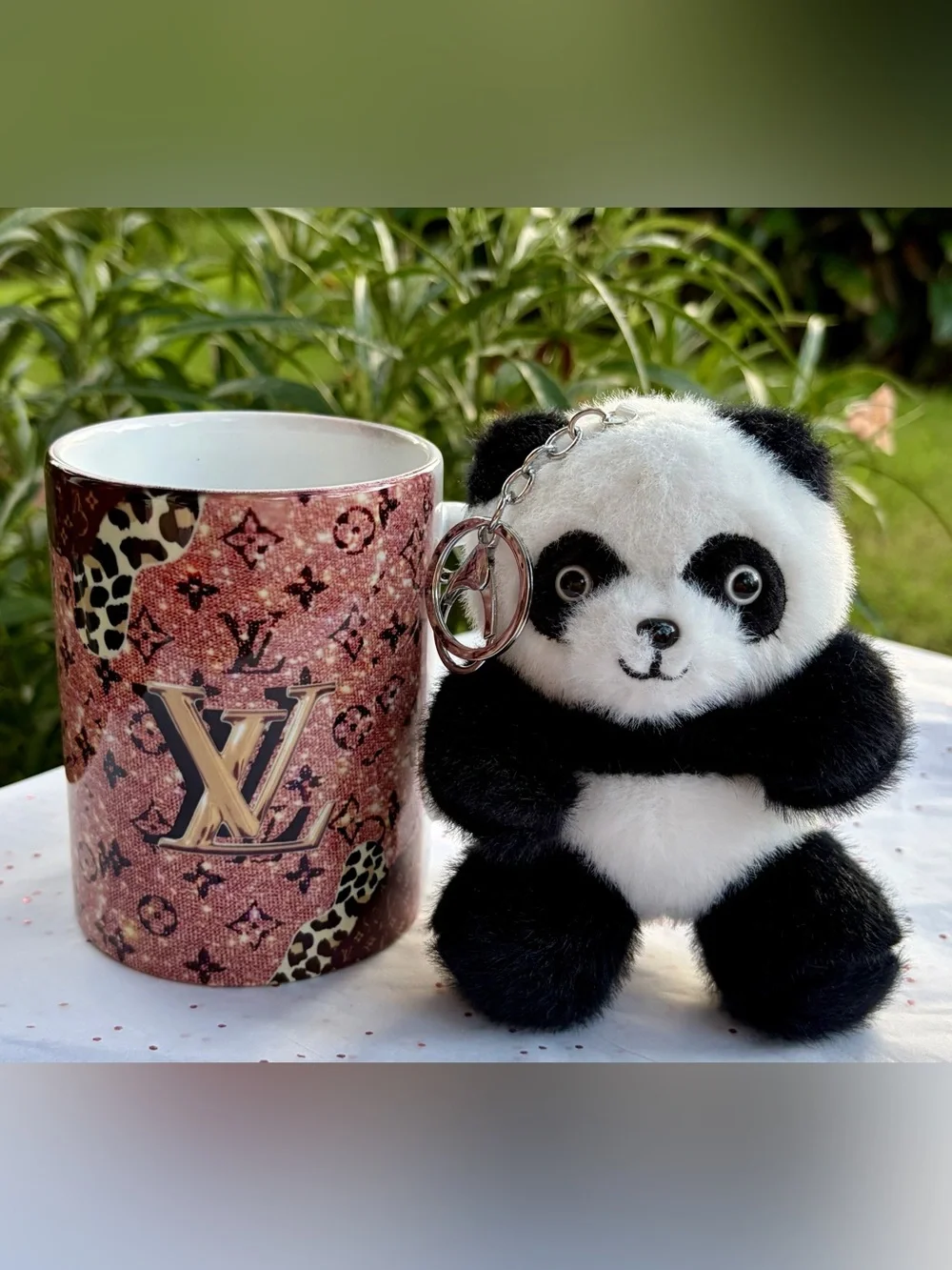 NEW LARGE Panda Plush Cute Keychain, Backpack Charm, Bag Charm..etc…For Kids